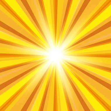 Hot summer sun clipart