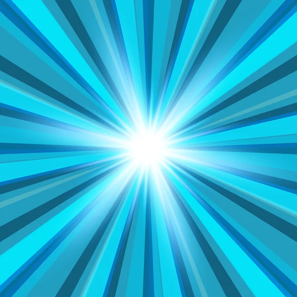 Абстрактные синие лучи — стоковый вектор