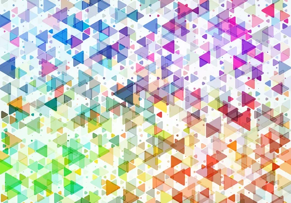 Abstrakt bakgrund med färg trianglar — Stock vektor