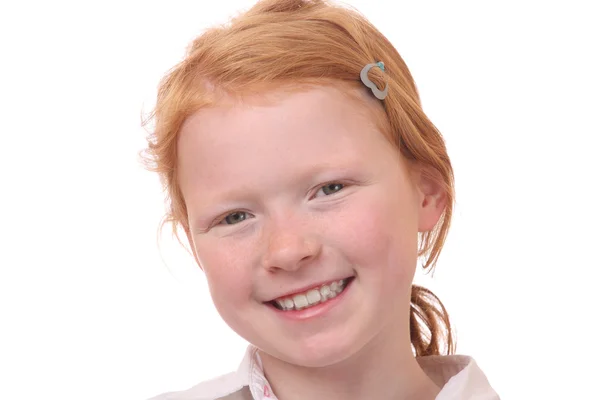 Redhaired girl — Stock Photo, Image