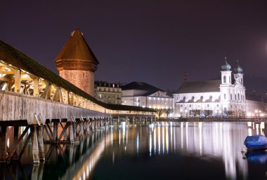 Chapel köprü lucerne, İsviçre