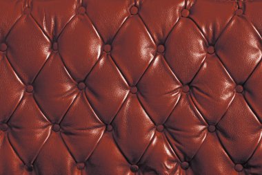 Red genuine leather clipart