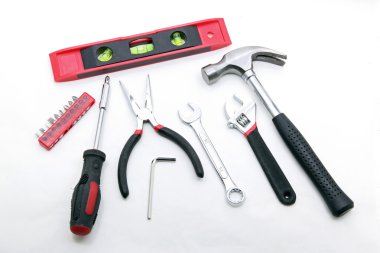 Construction tool set clipart