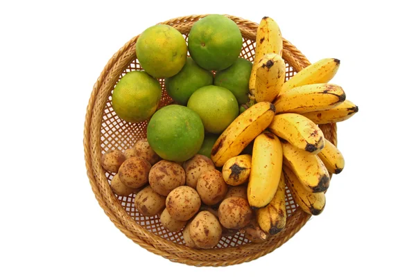 Conjunto de frutas tropicales — Foto de Stock