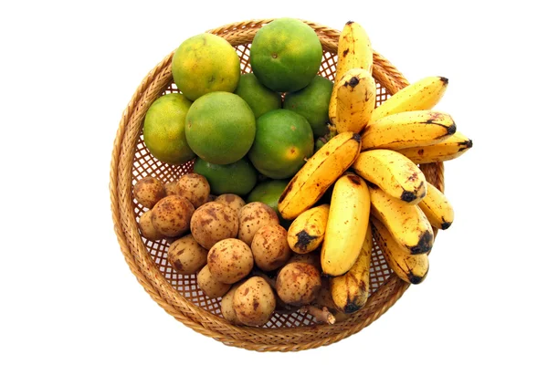 Tropische vruchten vastgesteld — Stockfoto