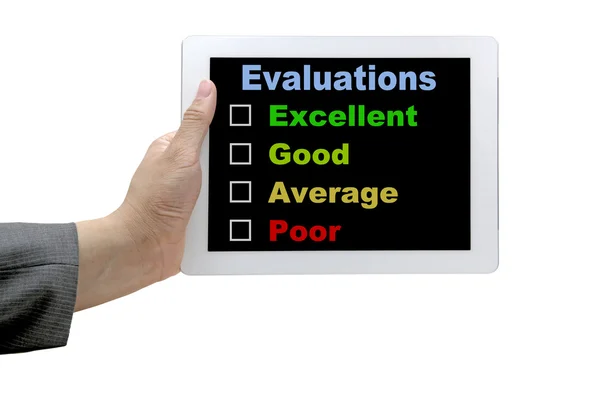 Lista de verificación de auditoría de evaluación del rendimiento — Foto de Stock