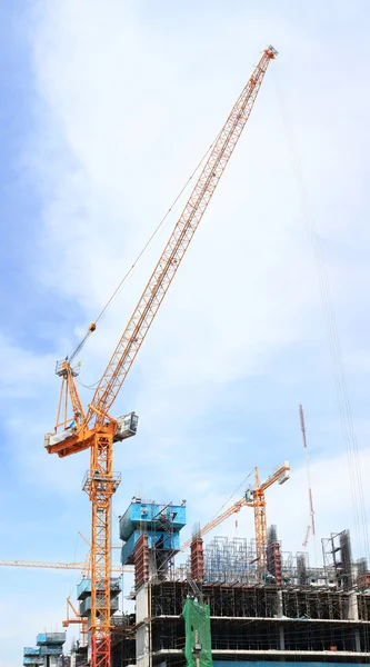 Scaffolding construction site — Stock Photo, Image