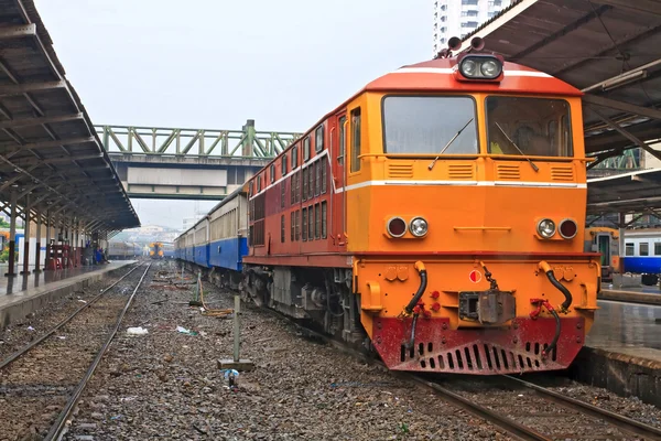 Diesel lok tåg — Stockfoto