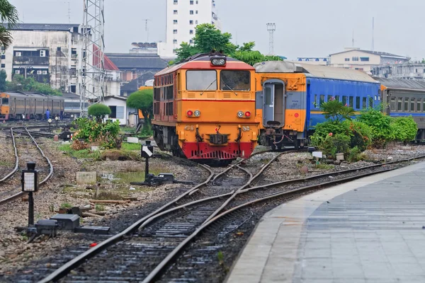 Diesel locomotive train — Stock Photo, Image