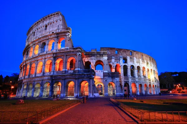 Ρώμη Κολοσσαίο Ιταλία νύχτα — Φωτογραφία Αρχείου