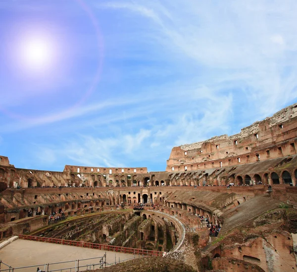 罗马竞技场的体系结构 — 图库照片