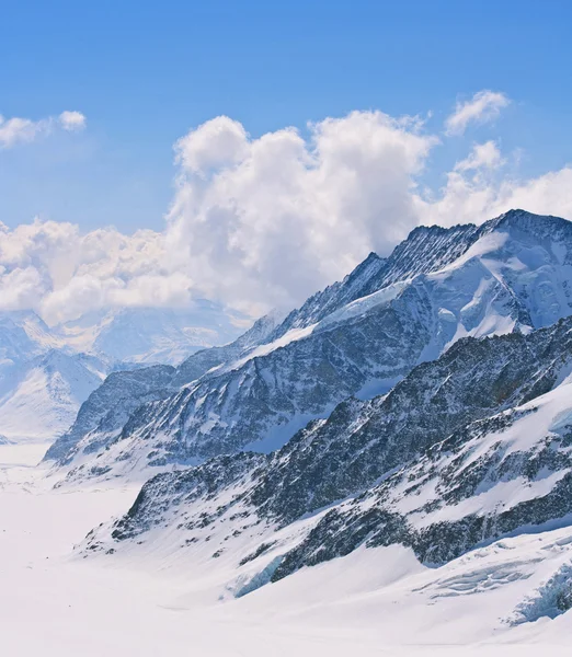 Άλπεις Aletsch παγετώνα Ελβετία — Φωτογραφία Αρχείου