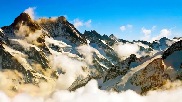 Névoa em Jungfrau, Suíça — Fotografia de Stock