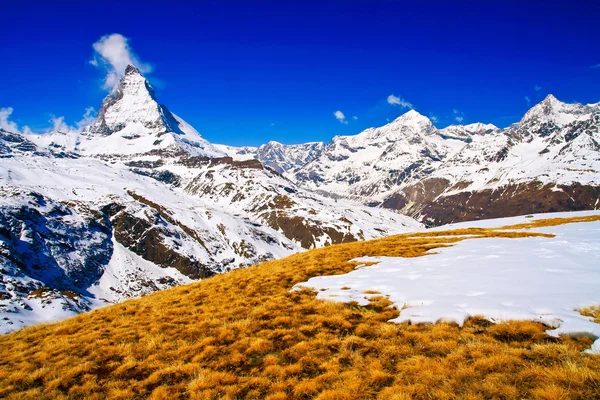 Matterhorn pico Alp Suíça — Fotografia de Stock