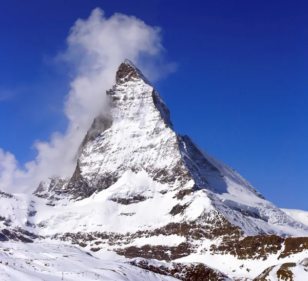 Matterhorn peak alp schweiz — Stockfoto