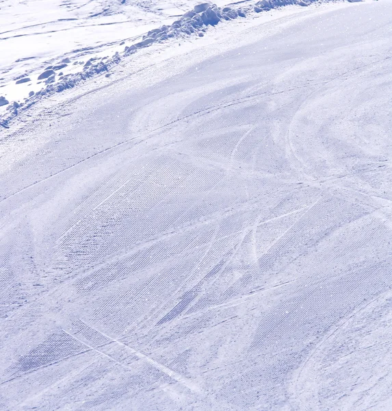 Sendero de esquí textura — Foto de Stock