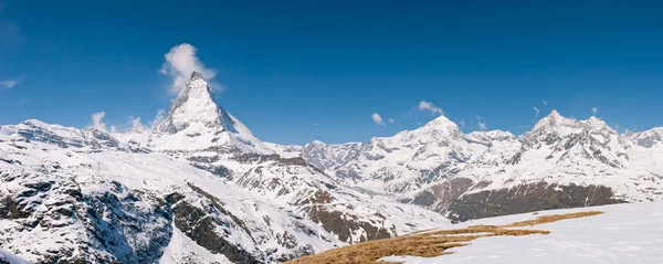 Panorama Matterhorn Switzerland — Stock Photo, Image