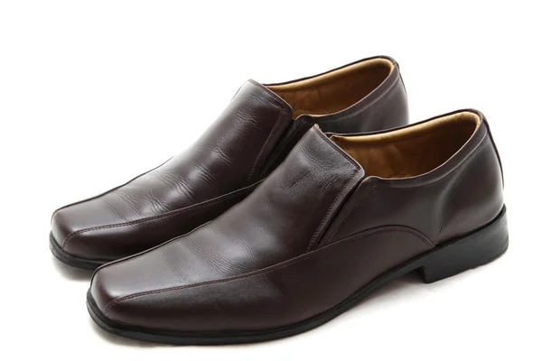 stock image Brown leather shoes