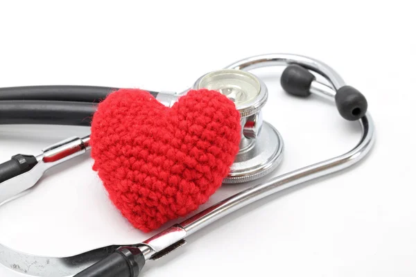 Stetoskop Serce — Zdjęcie stockowe