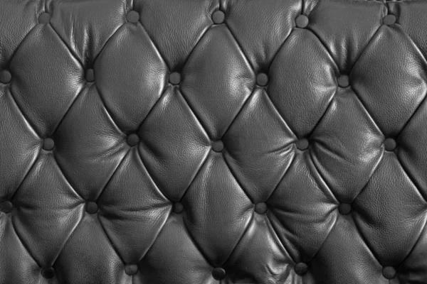 Black genuine leather — Stock Photo, Image