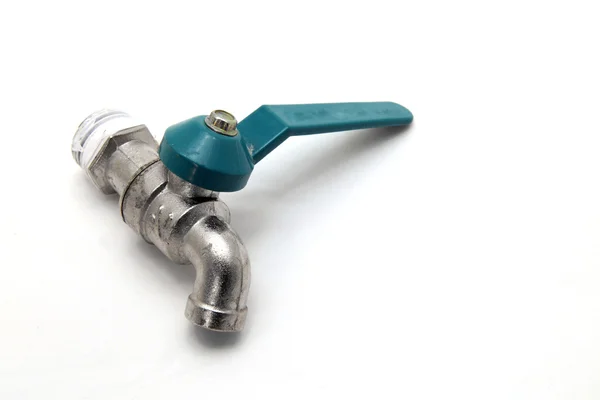 Isolated Water valve on white — Stock Photo, Image