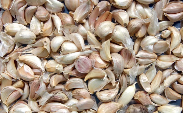 Dry Garlic Background — Stock Photo, Image