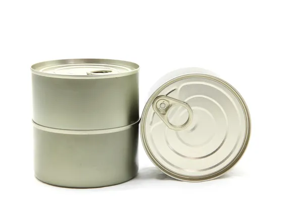孤立的铝罐 — 图库照片