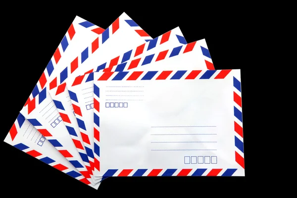 Carta de correio aéreo Ebvelope — Fotografia de Stock
