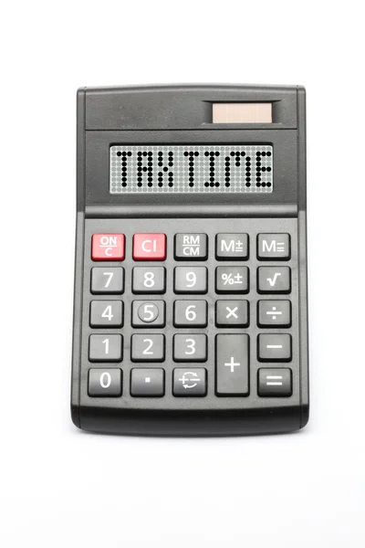 Податкові час — стокове фото