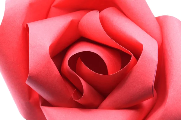 Макрос паперу орігамі троянда — стокове фото