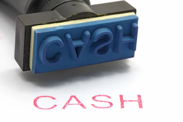Rubber stamp Cash — Stock Photo, Image