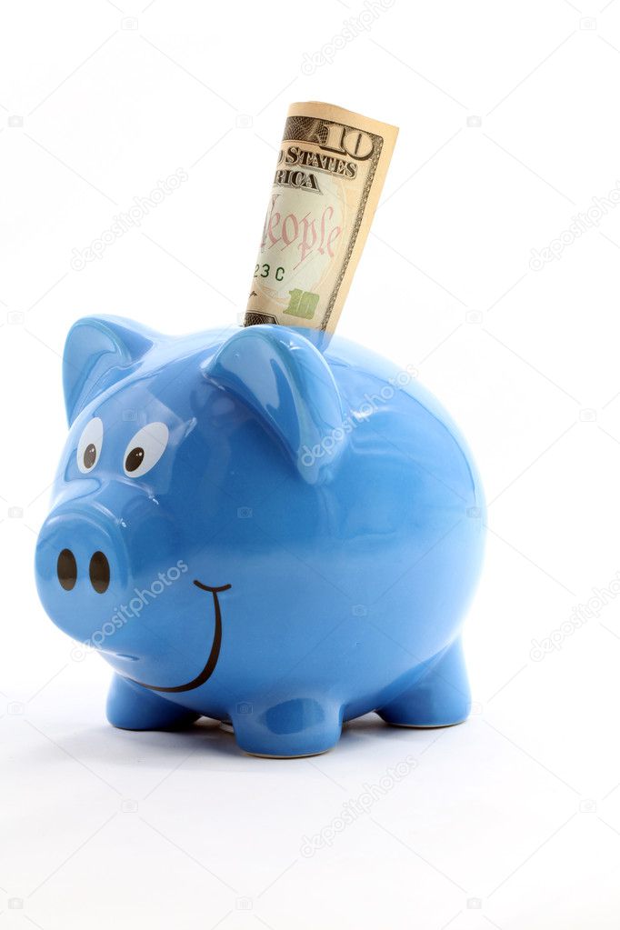Piggy Saving Dollar