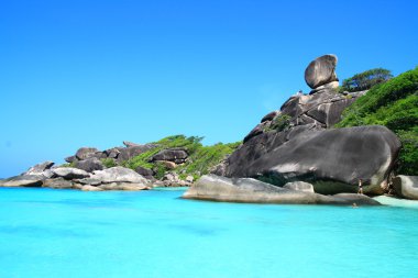 similan Milli Parkı andaman Denizi Tayland