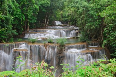 Tropical waterfall clipart