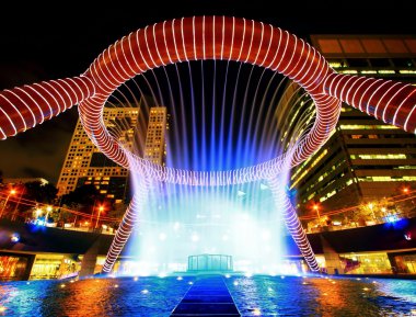 Singapore Fountain of wealth clipart