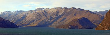 Lake Hawea Panorama Wanaka New Zealand clipart