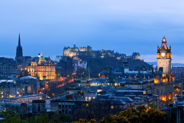 Edinburgh Scotland Cityscape clipart