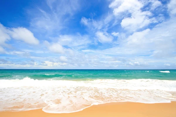 Whaite sand beach — Stockfoto