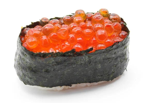 Ikura zalm egg roll sushi — Stockfoto