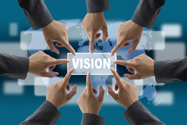 Diverse business world vision — Stock Photo, Image