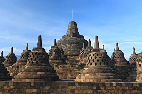 Боробудур храм ступа — стокове фото