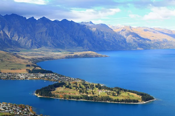 Gros plan de queenstown Nouvelle-Zélande — Photo