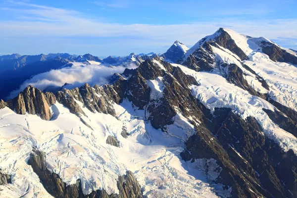 Szakács hegycsúcs Új-Zéland — Stock Fotó