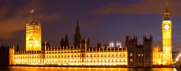 De Big ben Londen panorama — Stockfoto