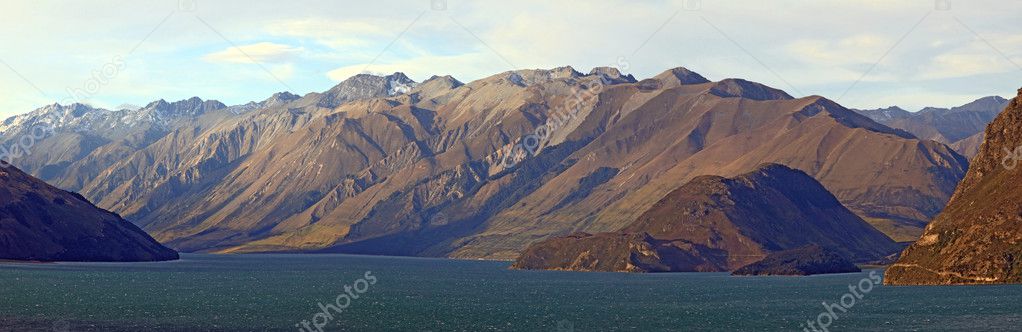 Lake Hawea Panorama Wanaka New Zealand