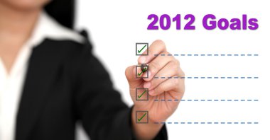 2012 Goal List clipart