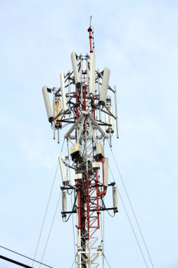 Mobile phone Telecommunication Radio antenna Tower clipart