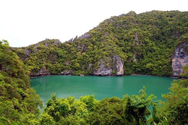 Lagoa em Samui Island Tailândia — Fotografia de Stock