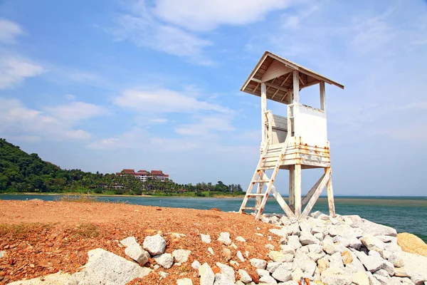Strážní věže na pláži — Stock fotografie