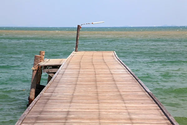 Jetty wooden pier — Stock Photo, Image